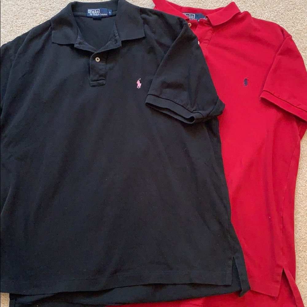 Set of two Men’s Polo Shirts- Size Large
